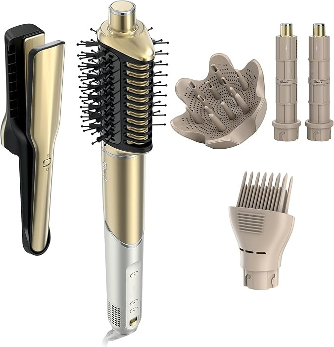 Shark Glam Ceramic & Powerful Air Styling & Drying System, with Silki Straightener & Shark Glossi... | Amazon (US)