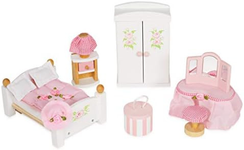 Le Toy Van - Wooden Daisylane Master Bedroom Dolls House | Accessories Play Set For Dolls Houses ... | Amazon (US)