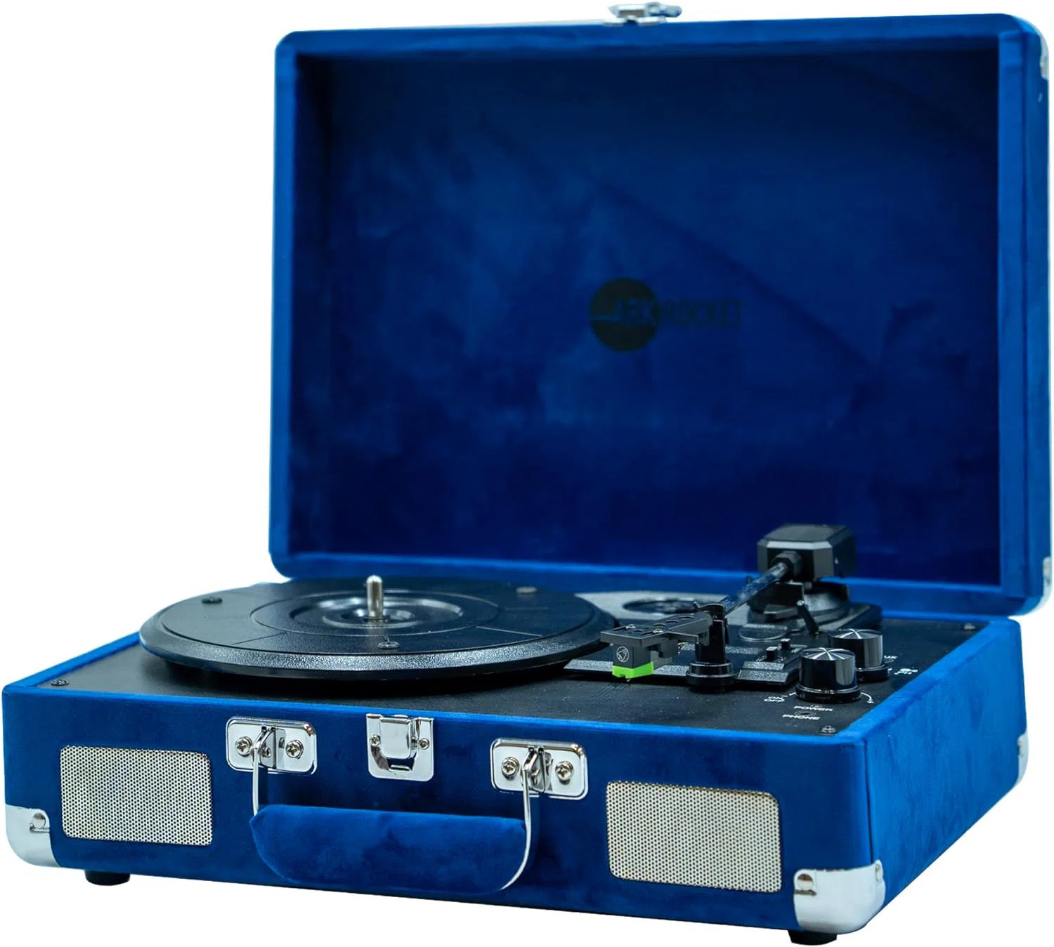 Arkrocket Audio Arkrocket Curiosity Bluetooth Turntable Retro Suitcase 3-Speed Record Player with... | Wayfair North America