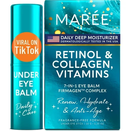 MAREE Multi Balm Stick with Retinol & Ceramide Complex - Facial Moisturizer & Under Eye Balm for Dark Circles - Under Eye Brightener 0.35 Oz C3 | Walmart (US)
