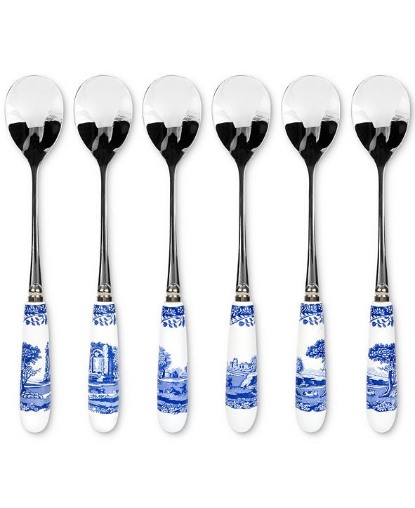 Blue Italian Teaspoons, Set of 6 | Macys (US)