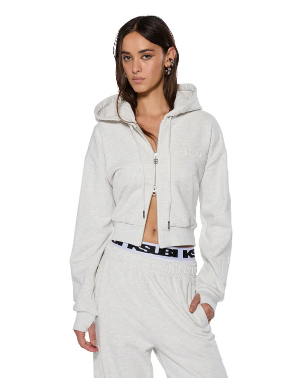 Buy Sott Origin Hoodie Snow Marle  | Ksubi ++ | Ksubi (US)