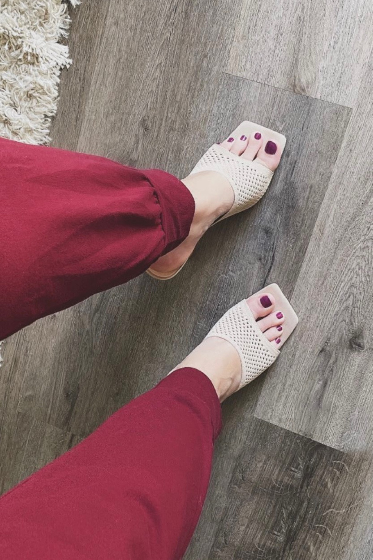 CUCCOO BIZCHIC Knit Pyramid Heeled Mules

#LTKfindsunder50 #LTKstyletip #LTKshoecrush