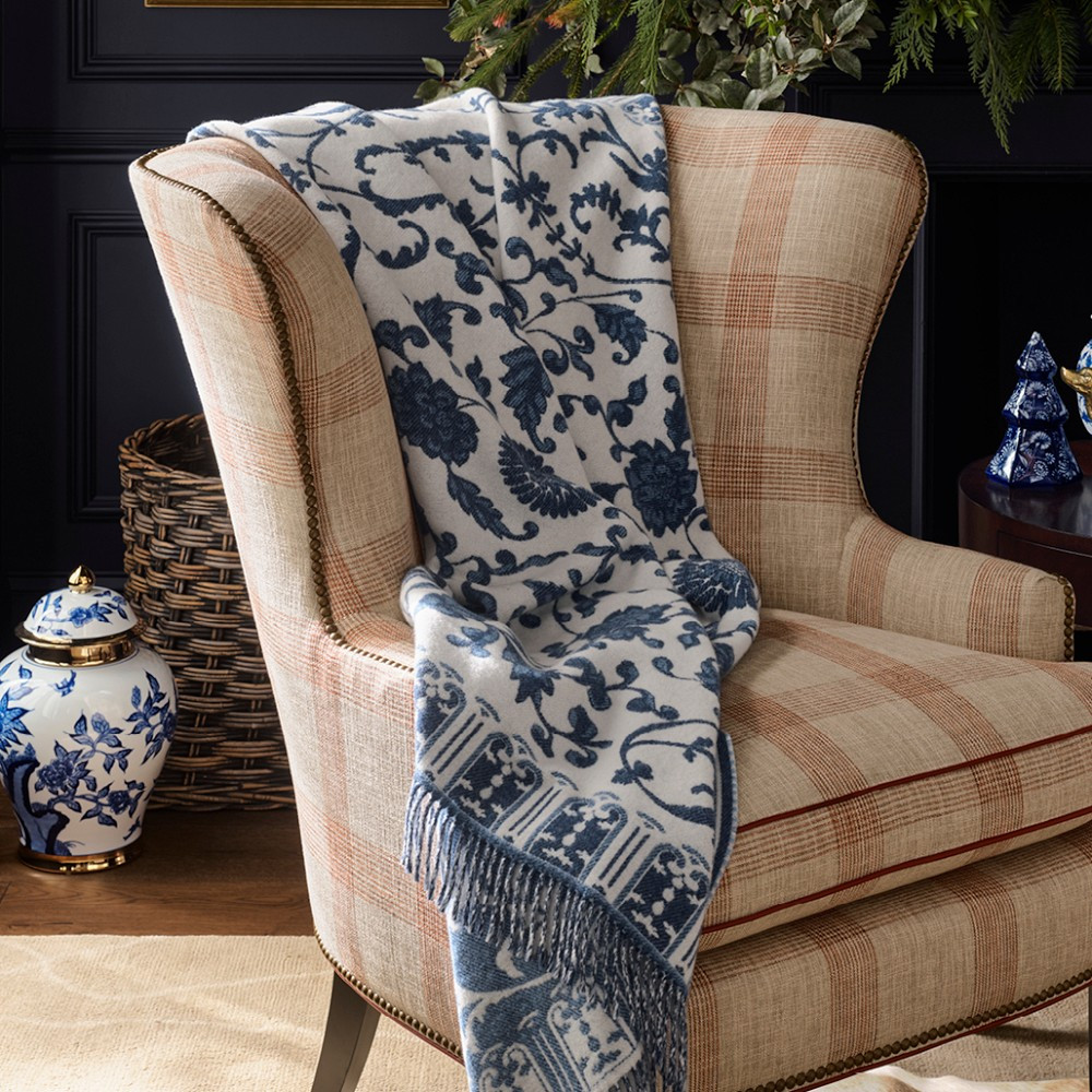 Chinoiserie Throw | Williams-Sonoma