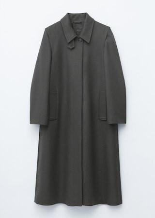 Wool Maxi Coat - Dark Grey - Coats - & Other Stories GB | & Other Stories UK