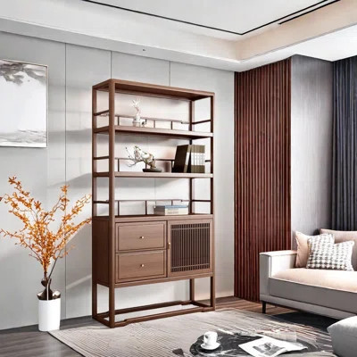 New Chinese Style Simple Practical Bookcase | Wayfair North America