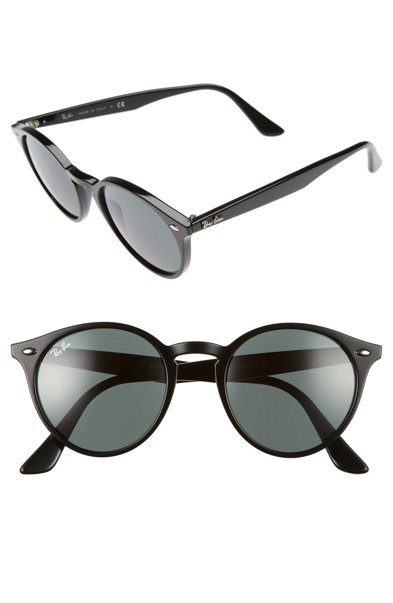 Highstreet 51mm Round Sunglasses | Nordstrom