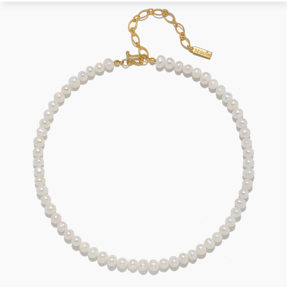 sequin, sequin jewelry, necklace, gold necklace, gold necklaces, pearl, pearl necklaces, pearl necklace, freshwater pearls, gold jewelry, layering necklaces, sequin nyc, styledbyjacinta, jacinta devlin 

#LTKstyletip