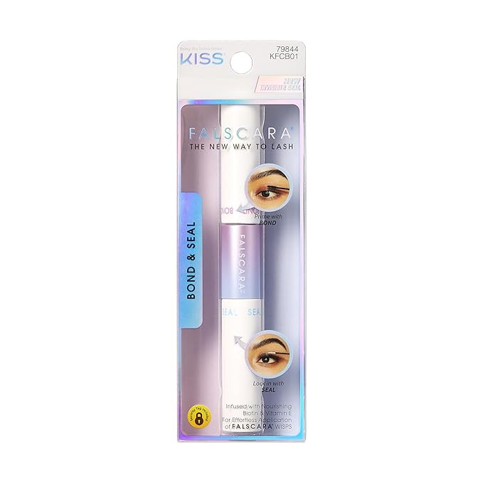 KISS Falscara DIY Eyelash Extension Bond & Seal Infused with Biotin & Vitamin E – Strong Gentle... | Amazon (US)