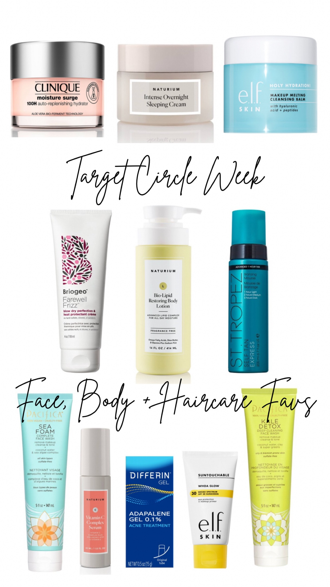 Since I became a mom and stopped bringing in a corporate paycheck, my bougie taste in makeup and skincare had to change. I still love to splurge, but for the most part, all of the products from my beauty regimen come from Target. I use all of these regularly, and most of them daily!

#LTKFindsUnder50 #LTKBeauty #LTKSummerSales