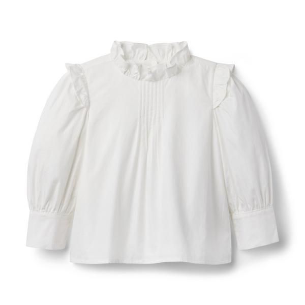 The Pintucked Ruffle Top | Janie and Jack