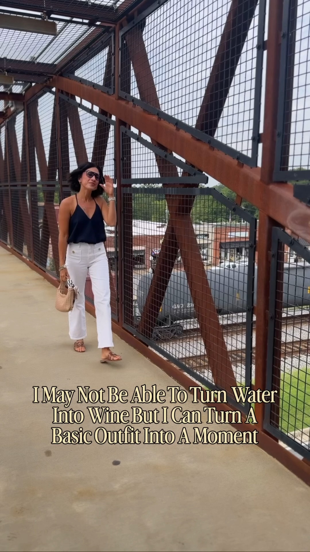 practically a miracle worker😉

white jeans, a navy sleeveless top, flat sandals, a woven clutch, oversized navy sunglasses silk scarf styled on handbag timeless fashion, quiet luxury style, chic outfits for women over 40, capsule wardrobe pieces, classic summer outfits, effortless everyday style, polished vacation looks,

#LTKdayinmylife #LTKootd #LTKOver40