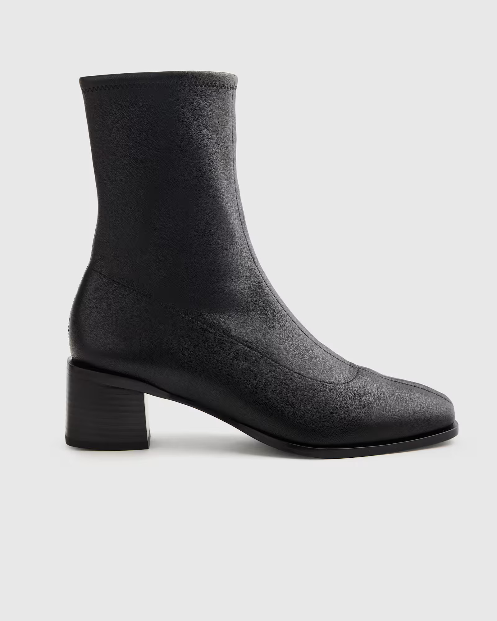 Italian Leather Stretch Sock Bootie | Quince