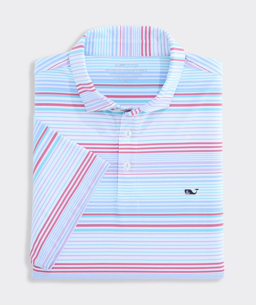 Performance Conch Stripe Sankaty Polo | vineyard vines