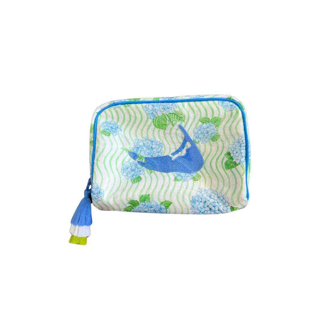 The Midi India Bag - Nantucket, Wavy Hydrangea - READY TO SHIP | Beth Ladd Collections
