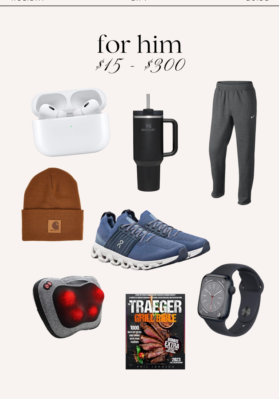 Gift Guide for him, for the guy that has everything! 

#LTKHoliday #LTKmens #LTKGiftGuide