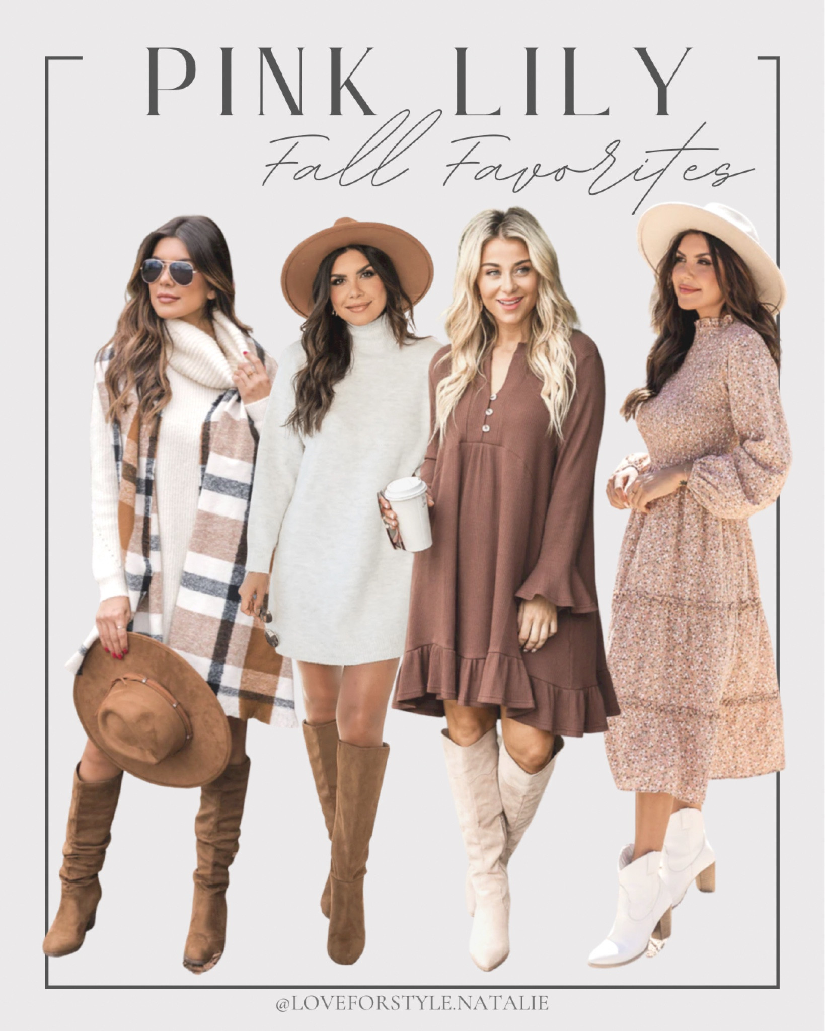 Pink Lily Fall Favorites 







 #LTKFall  

#LTKHalloween #LTKSeasonal #LTKunder50 #LTKbeauty #LTKfamily #LTKhome #LTKstyletip #LTKwedding #LTKunder100 #LTKitbag #LTKshoecrush #LTKsalealert #LTKworkwear #LTKtravel #LTKSeasonal #LTKU #LTKHalloween