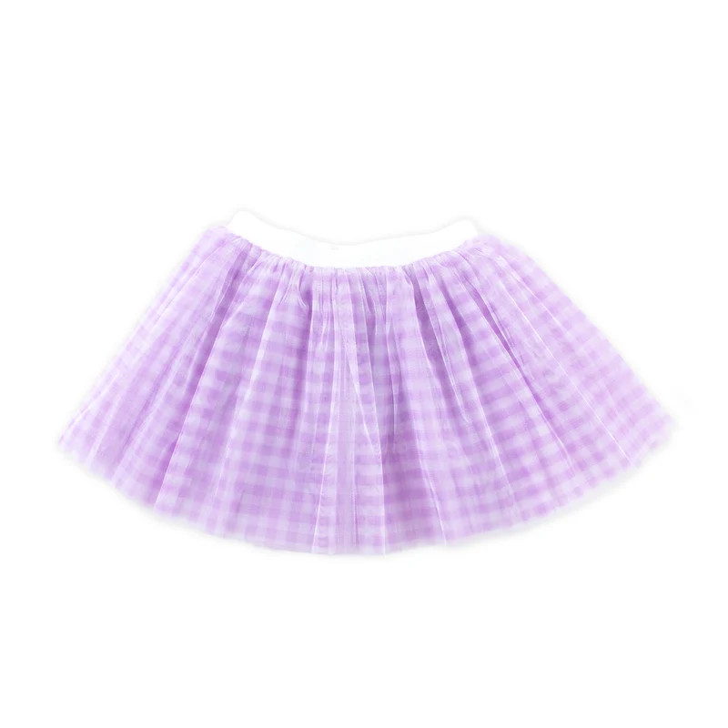 Lavender Gingham Tutu Skirt | Classic Whimsy
