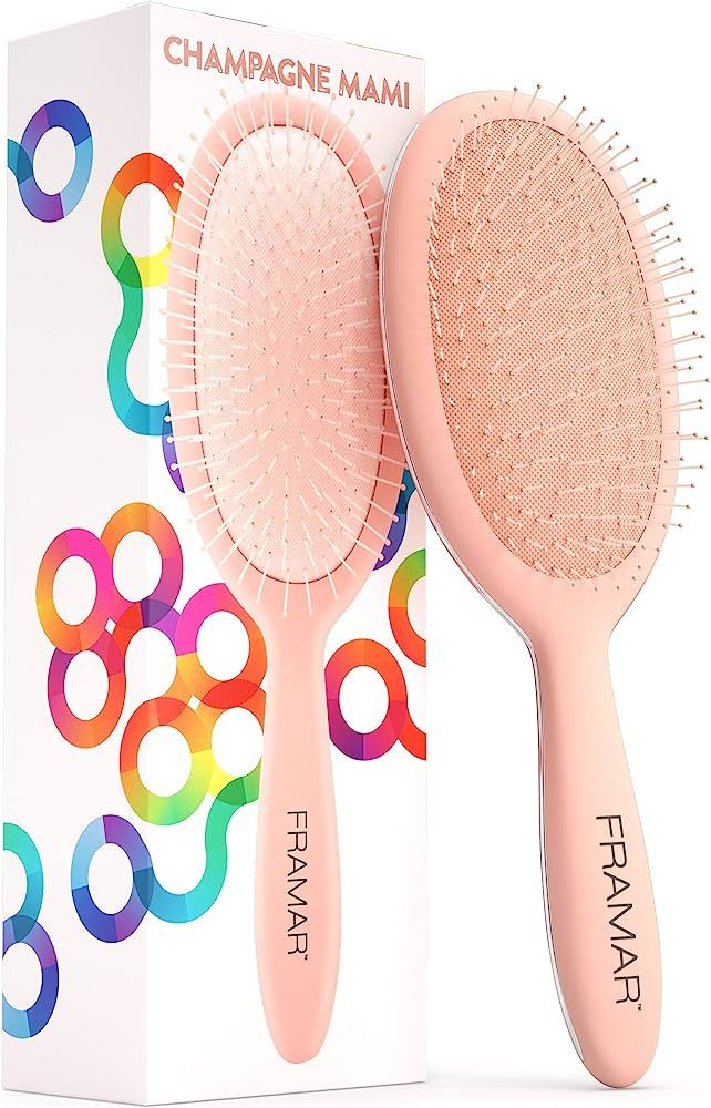 Framar Detangling Brush for Curly Hair – Hair Brushes for Women Detangler, Hair Brush for Women... | Amazon (US)