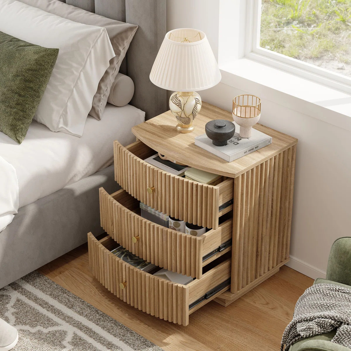 3 - Drawer End Table in White$72.99  was$92.99 Sponsored3 - Drawer End Table in White$72.99  was$... | Wayfair North America