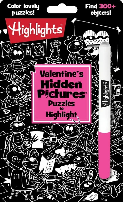 Valentine's Hidden Pictures Puzzles to Highlight (Paperback) - Walmart.com | Walmart (US)