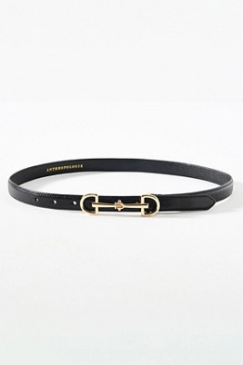 Skinny Horsebit Detail Belt | Anthropologie (US)