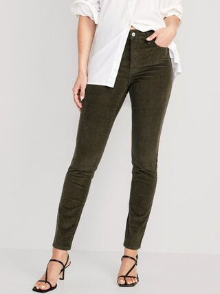 High-Waisted Rockstar Super-Skinny Corduroy Pants for Women | Old Navy (US)