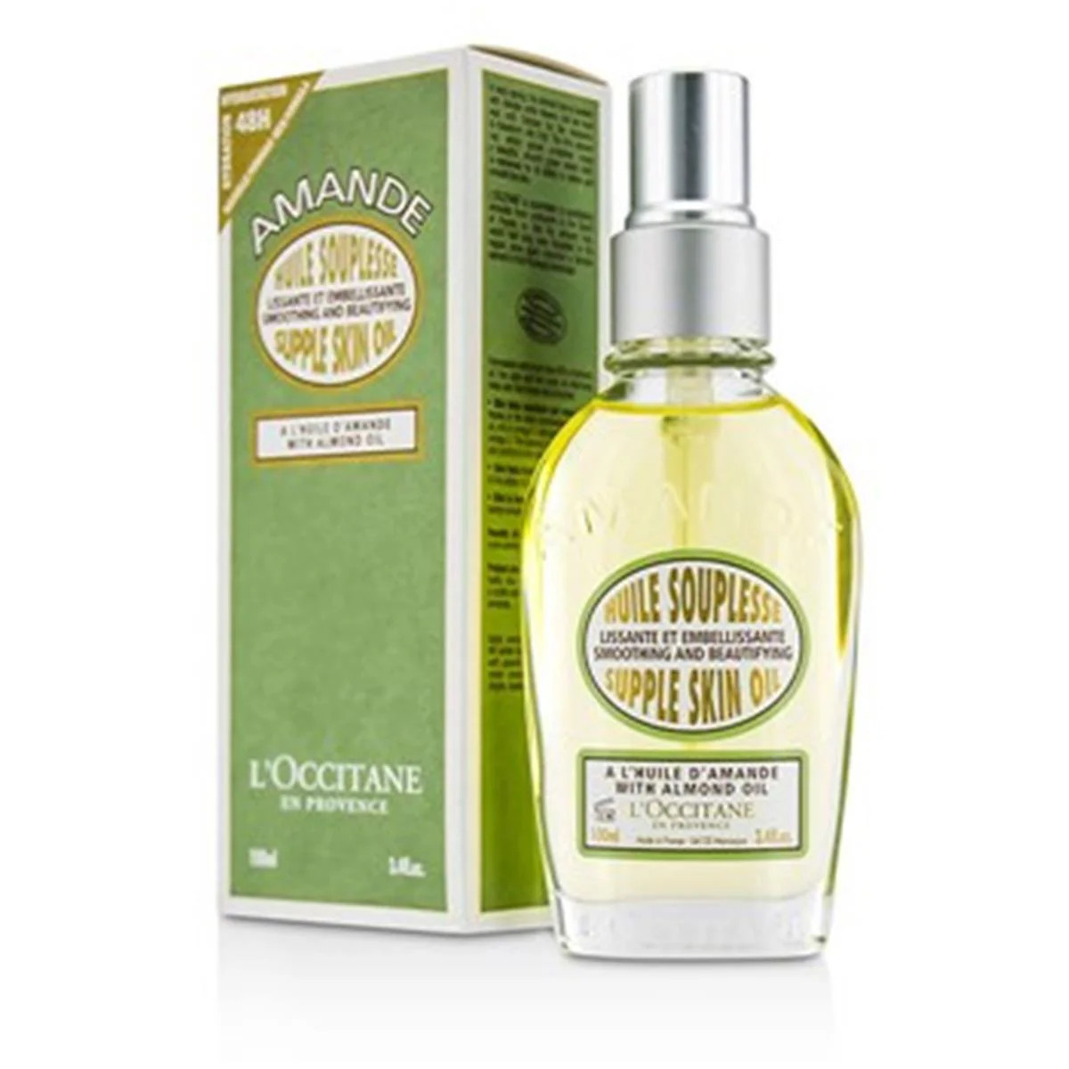L Occitane 188130 Almond Supple Skin Oil - Smoothing & Beautifying, 100 ml-3.4 oz | Shop Simon
