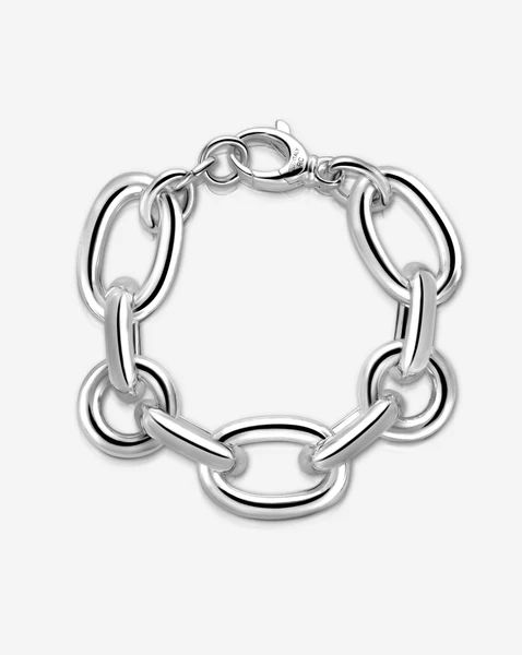 Statement Sterling - Oval Link Chain Bracelet | Ring Concierge