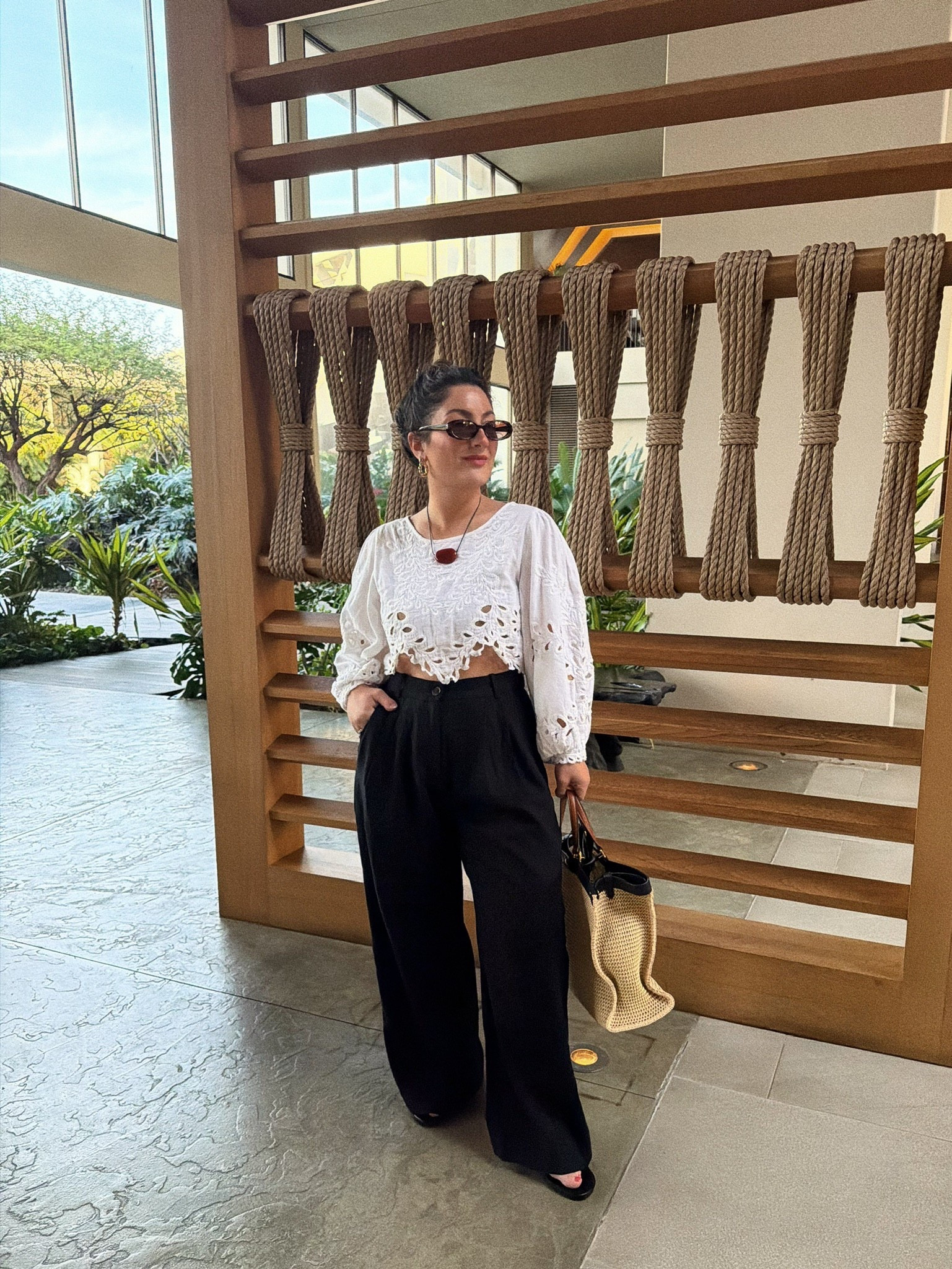 My top vacation look with my all time favorite pieces!! These have been a staple in my closet for years!!

Top size xs 
Linen blend pants size 27 short 

5’0” 140lbs 
Resortwear 
Spring outfit inspo 
Petite style 

#LTKTravel #LTKPetite #LTKSaleAlert