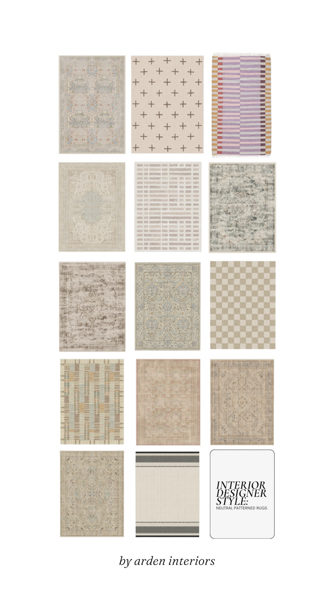 some favorite rug finds sorted through for a recent client interior design project ✨ #rugs #homedecor #homefinds 

#LTKHome