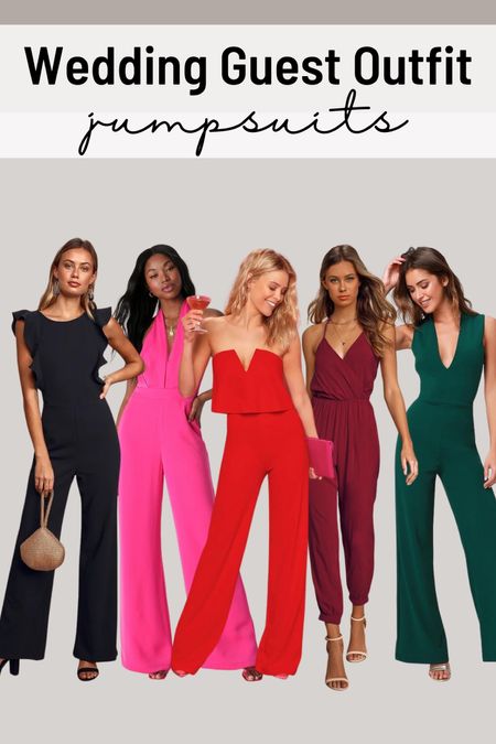 Wedding guest outfit ideas for spring! I’m loving this jumpsuit trend and can’t wait to add some new pieces to my spring wardrobe. These size inclusive jumpsuits are perfect for Valentine’s Day, date night and spring wedding guest outfits. 😍 Jumpsuit | Midsize Jumpsuit | Wedding Guest Jumpsuit | Wedding Guest Outfit | Valentine’s Day Outfit | Date Night Outfit | Going Out Outfit

#LTKwedding #LTKcurves #LTKSeasonal