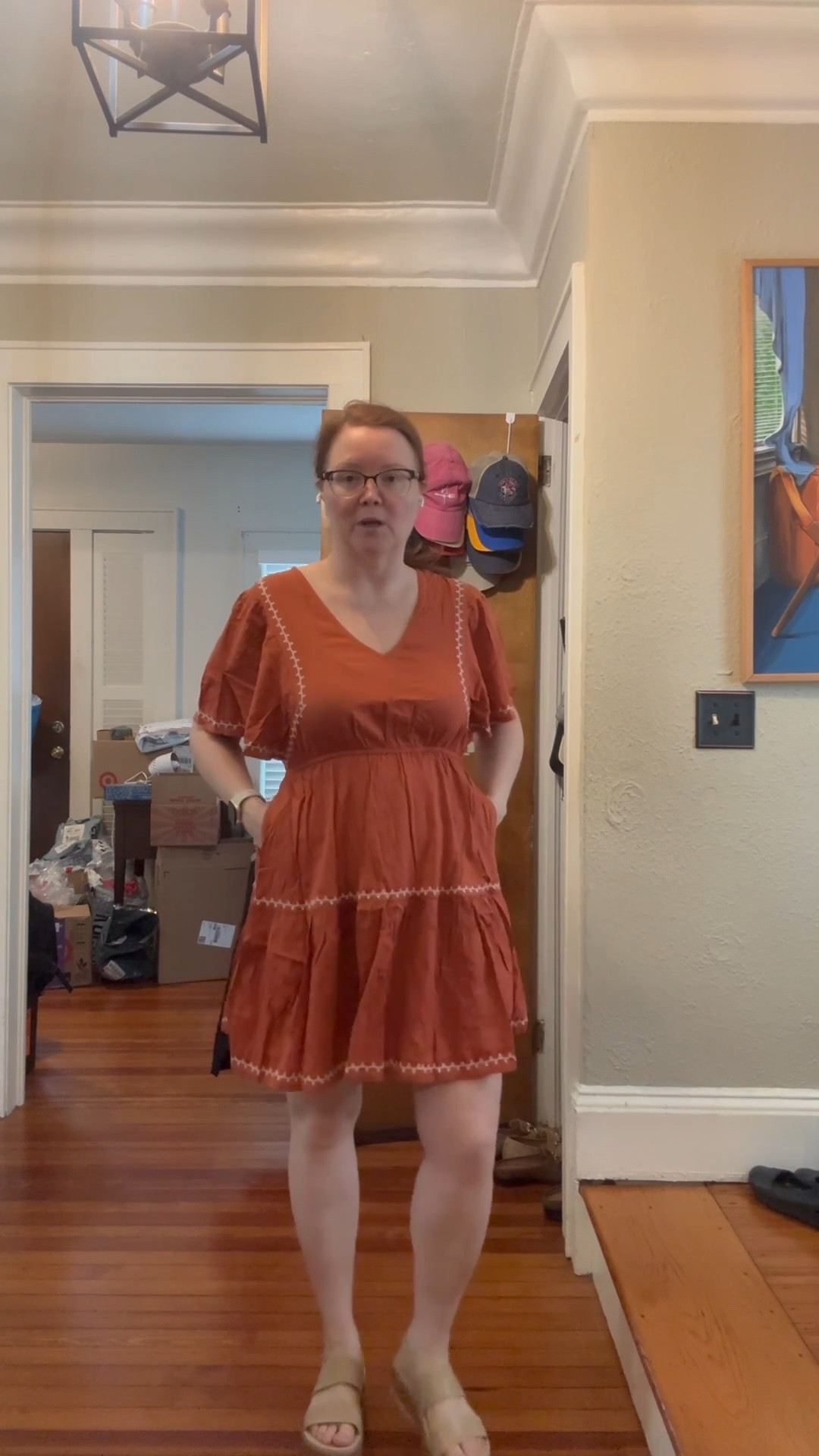 Dress sale just in time for Easter, Passover, graduation season.  This light weight flowy, short sleeve dress is a medium petite.  Yes, you heard me right.  Old Navy has petites. Fits TTS. I’m 5’4 and length was good on me. Comes in black too.  Works for a shower, brunch, business casual office attire for work or a date night. Can throw it on over a bathing suit for lunch or dinner after the beach.  

#LTKFindsUnder50 #LTKPetite #LTKSaleAlert