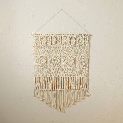 25" x 35" Macrame Wall Hanging Natural - Opalhouse™ designed with Jungalow™ | Target