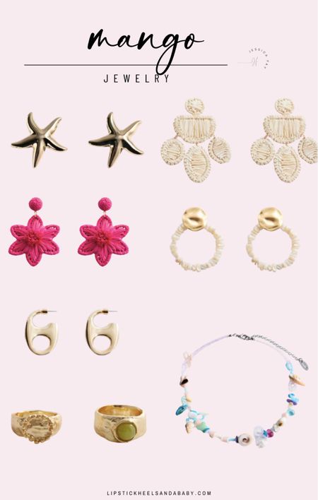 Mango
Jewelry 
Summer accessories 