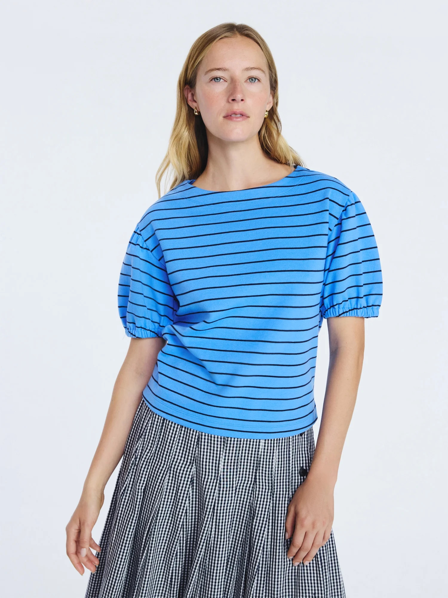 Free Assembly Women's Puff Sleeve Tee, Sizes XS-XXL | Walmart (US)