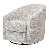 Amazon.com: Babyletto Madison Swivel Glider in Black White Boucle, Greenguard Gold and CertiPUR-U... | Amazon (US)