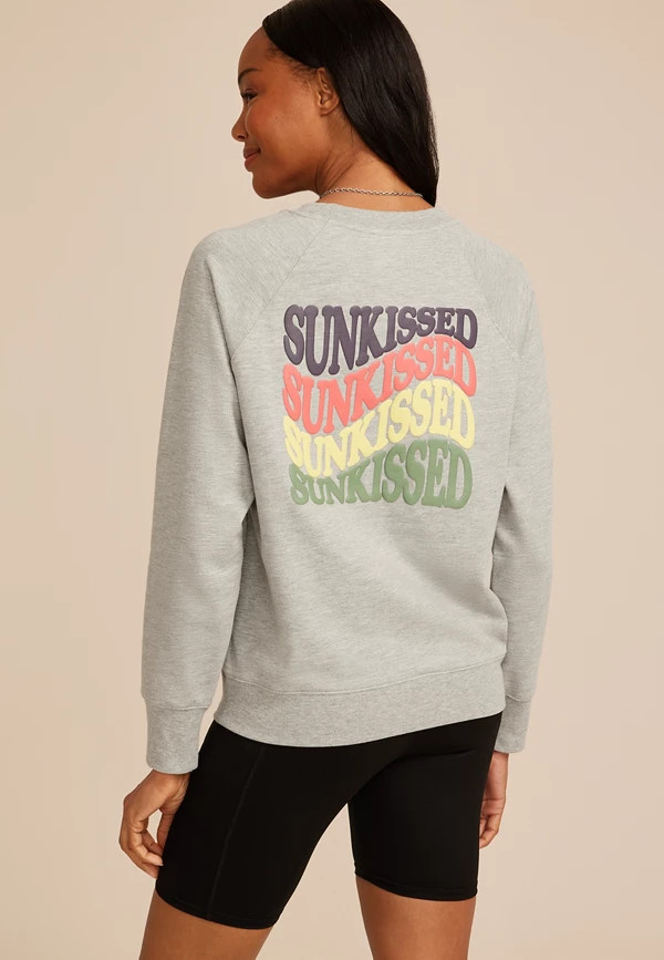 Sunkissed Relaxed Fit Sweatshirt | Maurices
