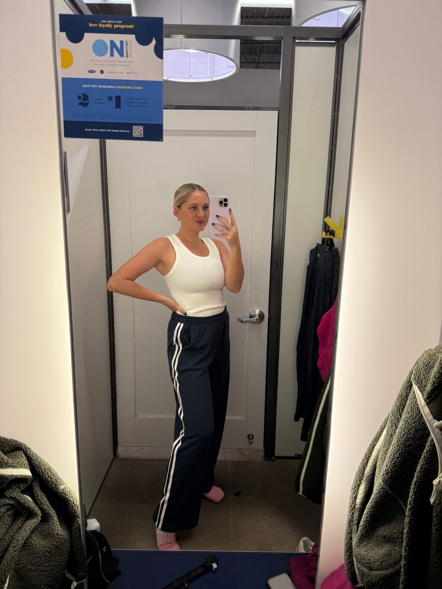 Obsessed with the stripes down the side of these sweats! Wearing a L! 

#LTKActive #LTKHoliday #LTKSeasonal