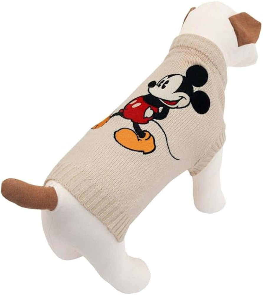 Harry Barker Mickey Mouse Icon Sweater - Small, Ivory | Amazon (US)