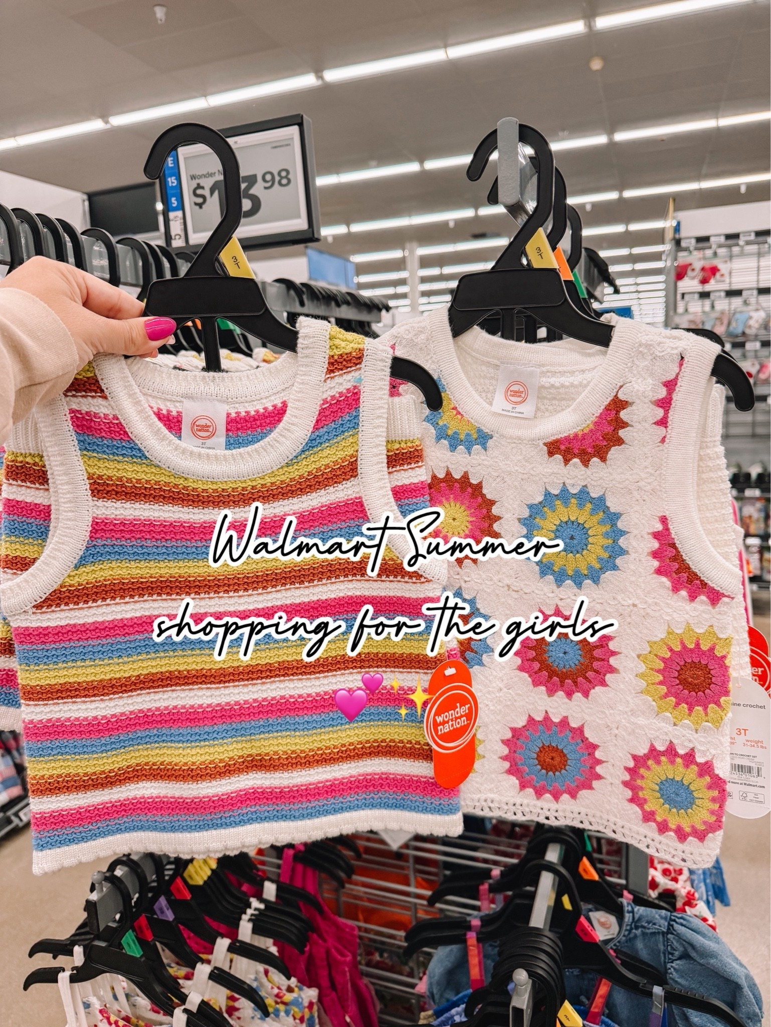 Walmart summer girls finds ☀️💕✨🤍