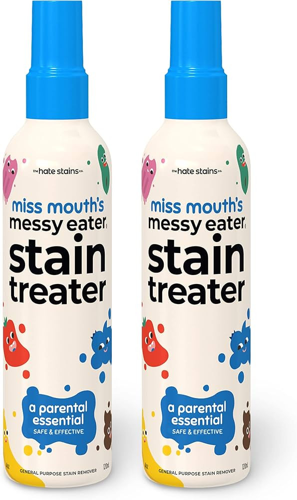 Miss Mouth's Messy Eater Stain Treater Spray - 4oz 2 Pack Stain Remover - Newborn & Baby Essentia... | Amazon (US)