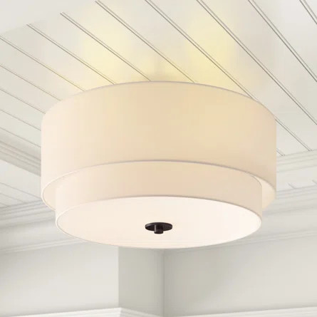 Three Posts™ Amia 4 - Light 20.5" Shaded Tiered Semi Flush Mount | Wayfair | Wayfair Professional