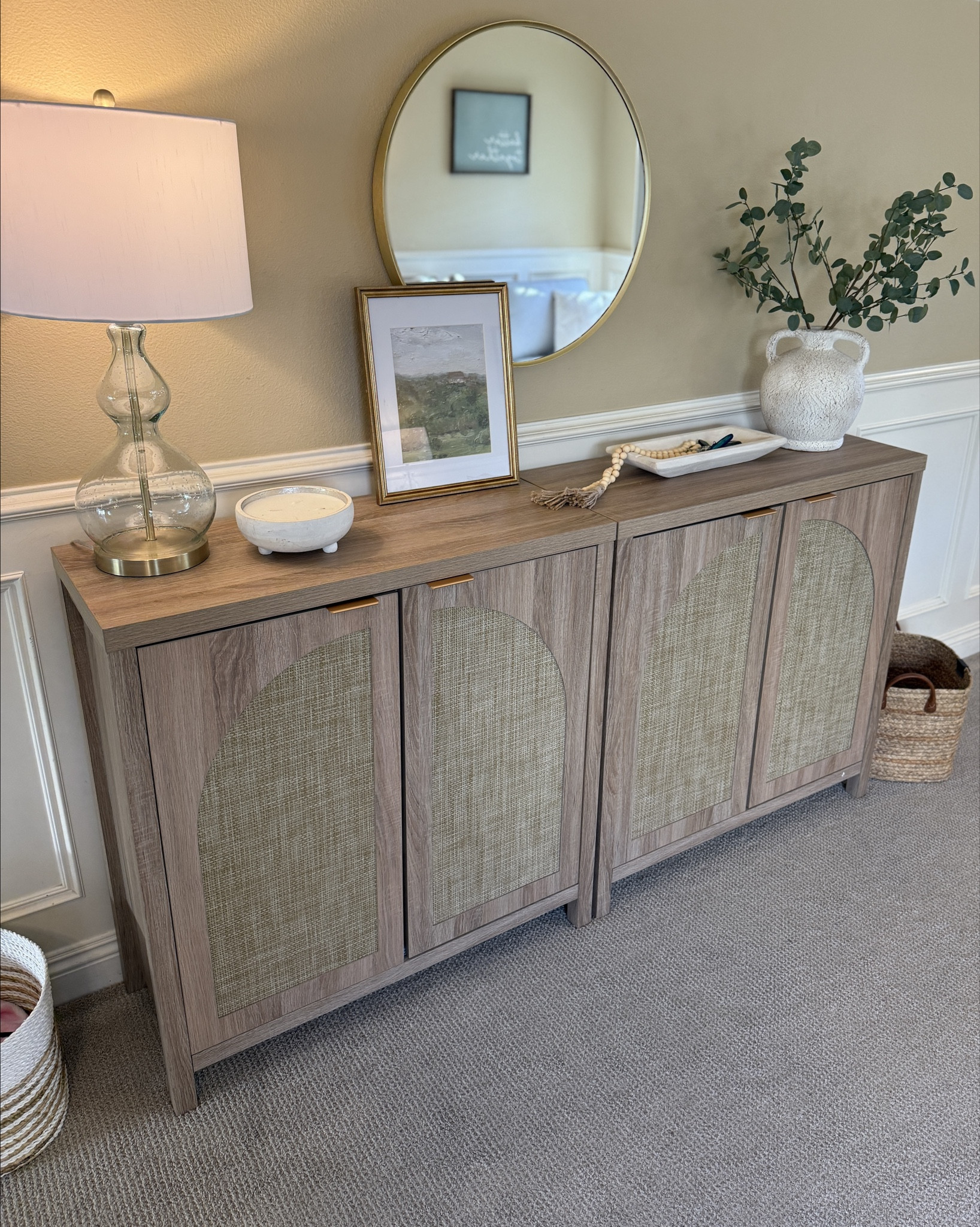 A beautiful entryway piece under $360! This cabinet is the perfect storage for your shoes, hats, purses, keys and anything else you don’t want your guest to see as they enter into your home. Comes in two different colors. 

Shop below. ⬇️ 

#LTKhomerefresh #LTKentryway #LTKcabinet #LTKwayfair #LTKentrywaycabinet #LTKhomedecor

#LTKHome