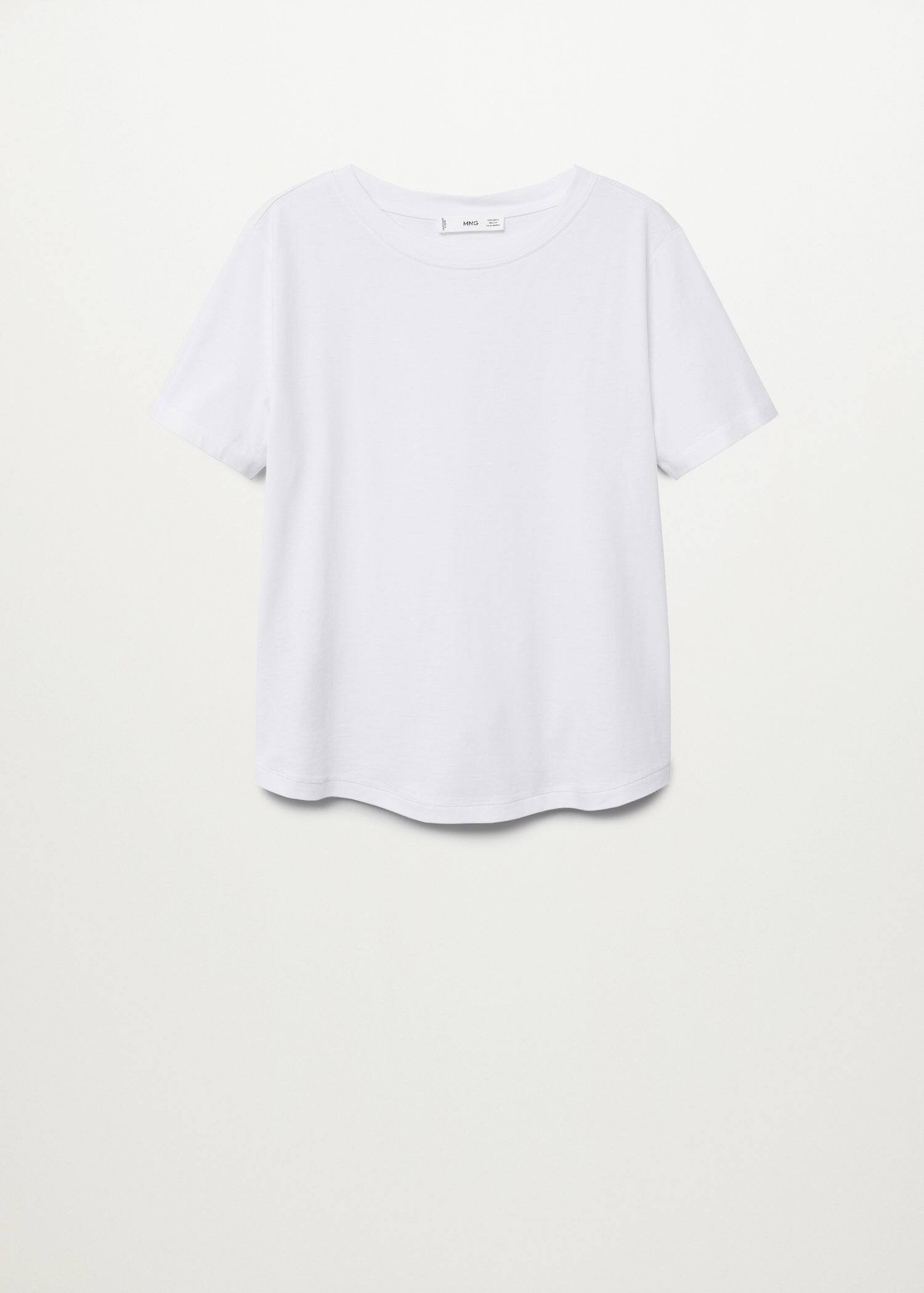 Organic cotton essential t-shirt | MANGO (UK)