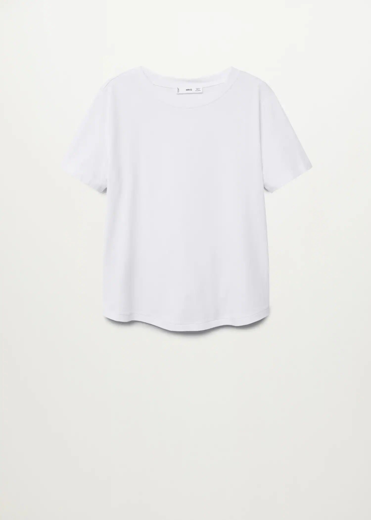 Organic cotton essential t-shirt | MANGO (UK)