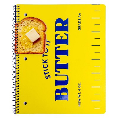 Ecokind 8.5"x10.5" Wide Ruled Butter 1 Subject Notebook with Mini Shaped Notepad | Target