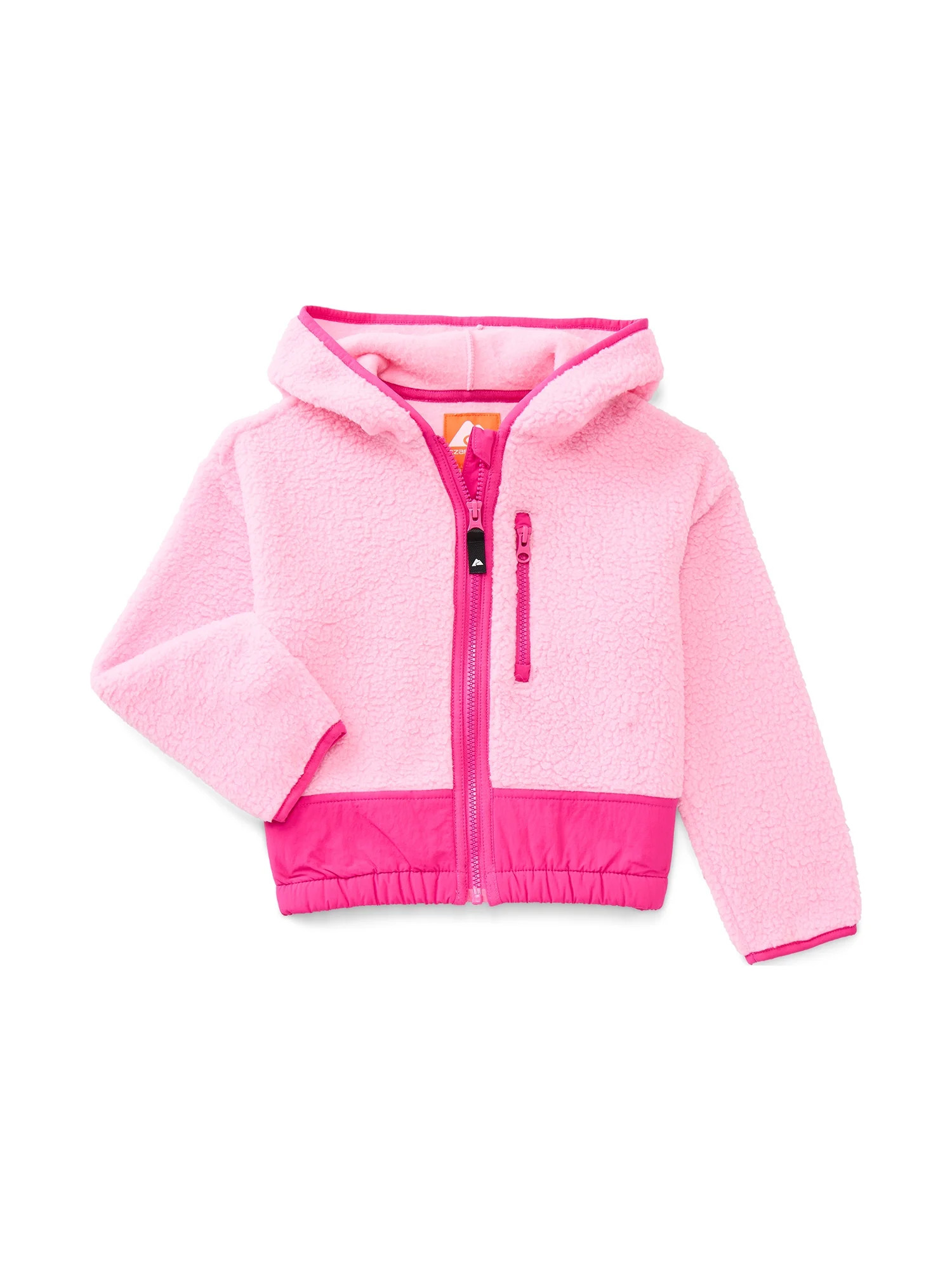 Ozark Trail Girls Zip Fleece Jacket, Sizes 4-18 - Walmart.com | Walmart (US)