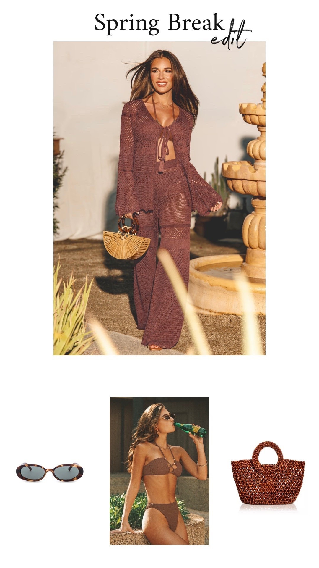 Cute beach outfit for spring break! 

Use code ISLE15 for 15% off on orders $70+ on Cupshe

#LTKSwim #LTKSpringSale #LTKU