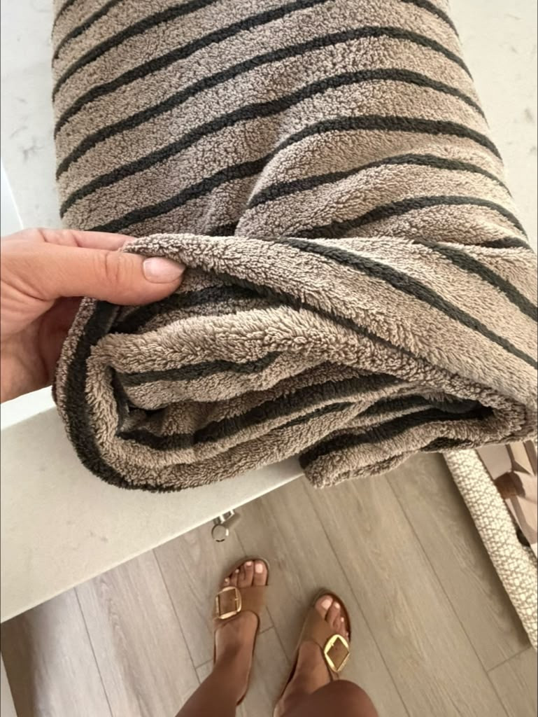 I’m linking this striped throw because it adds the perfect layer of warmth and texture to a room.

The neutral tones and classic stripe pattern work beautifully on a bed, accent chair, or sofa, giving your space that cozy, designer-inspired feel without overpowering the room.

One of my favorite pieces for creating a soft, lived-in look.
@Walmart

#LTKSaleAlert #LTKU #LTKHome